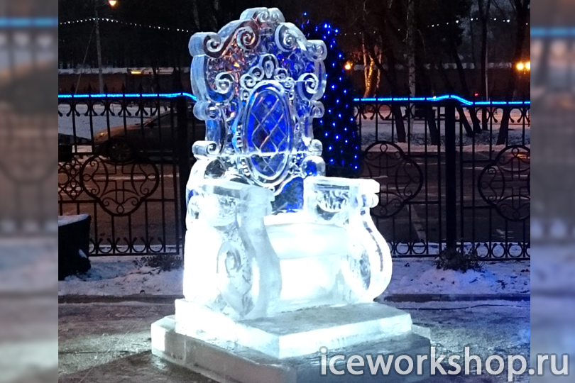Ледяной трон для ресторана Келарская набережная